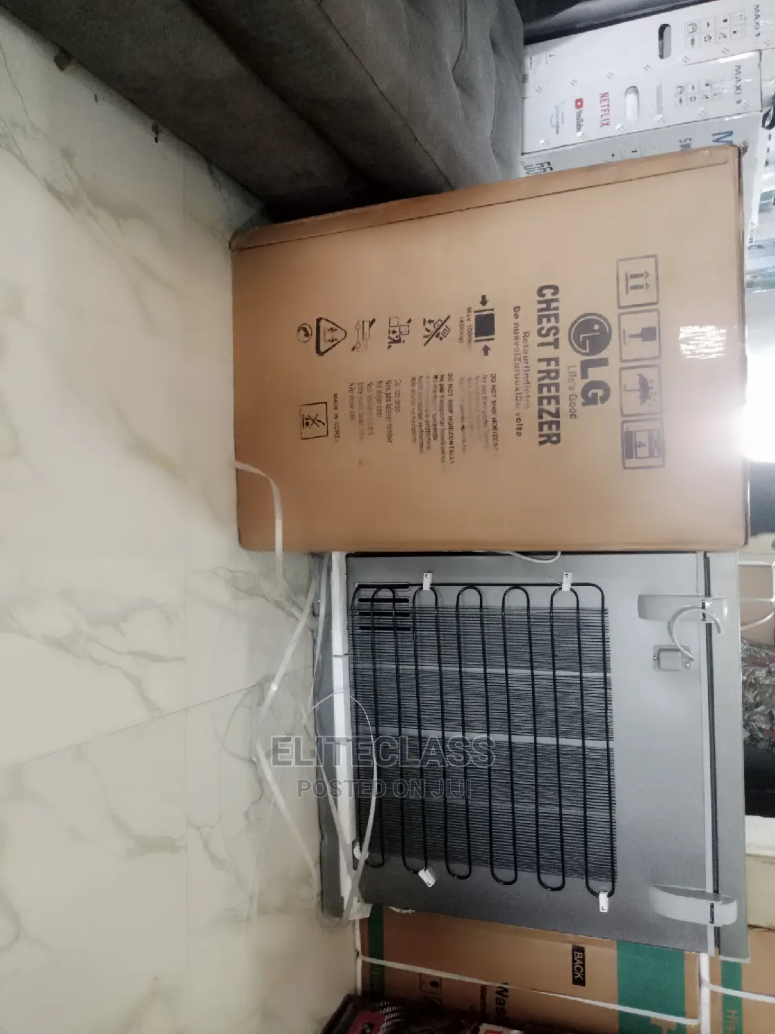 LG Chest Freezer GC-238L With Non Breakable Handle