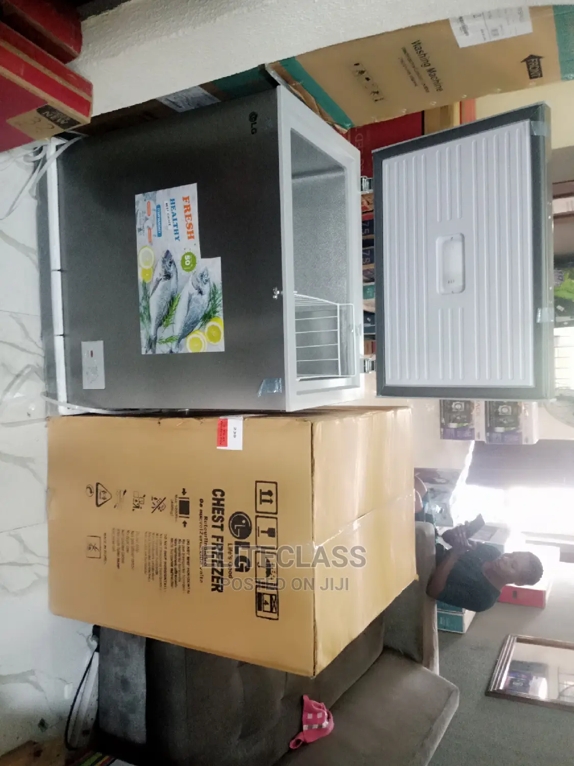 Grey Color LG Chest Freezer GC-238L