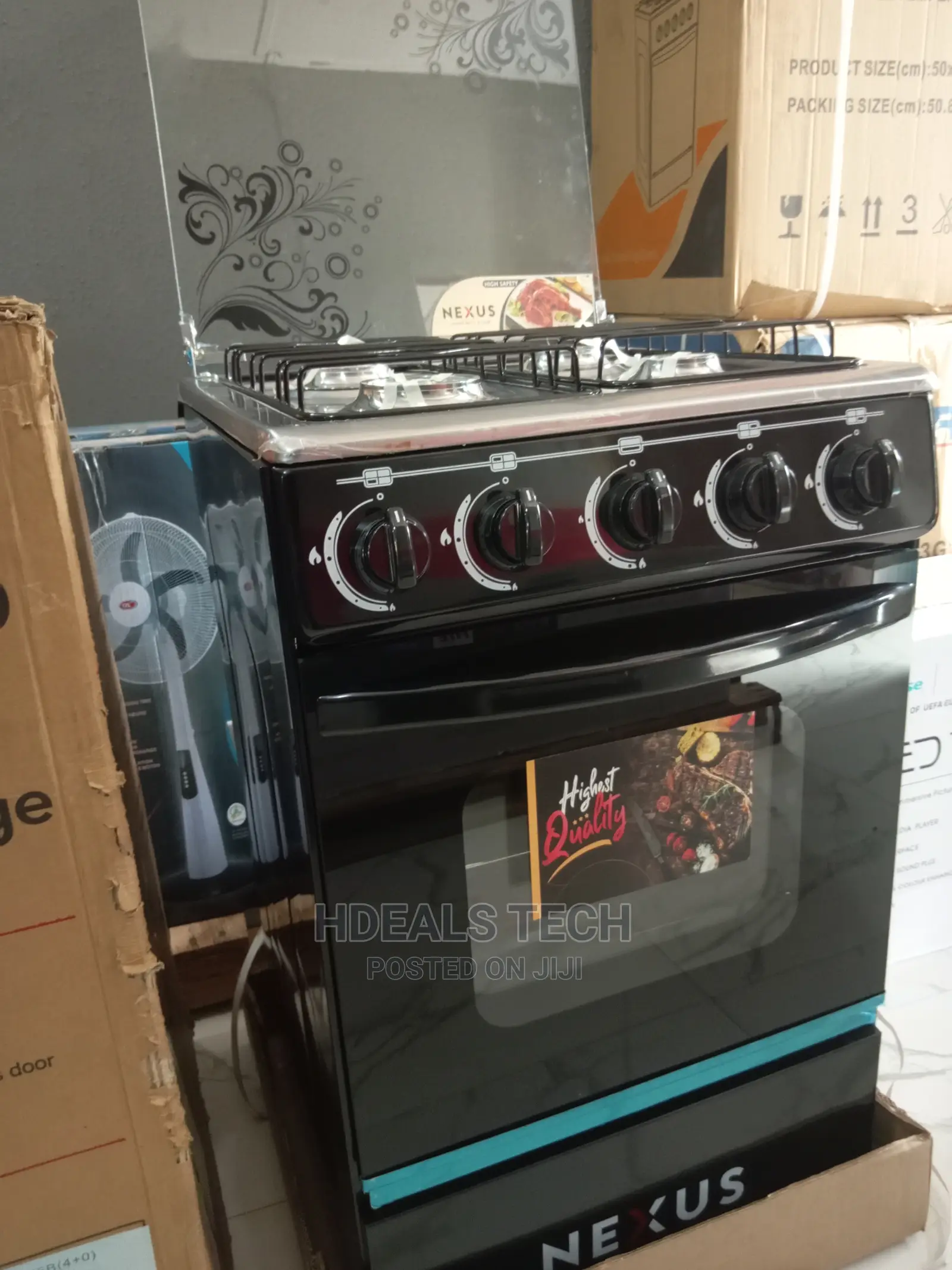 New Nexus 50x50 Standing Gas Cooker [NX-5055].