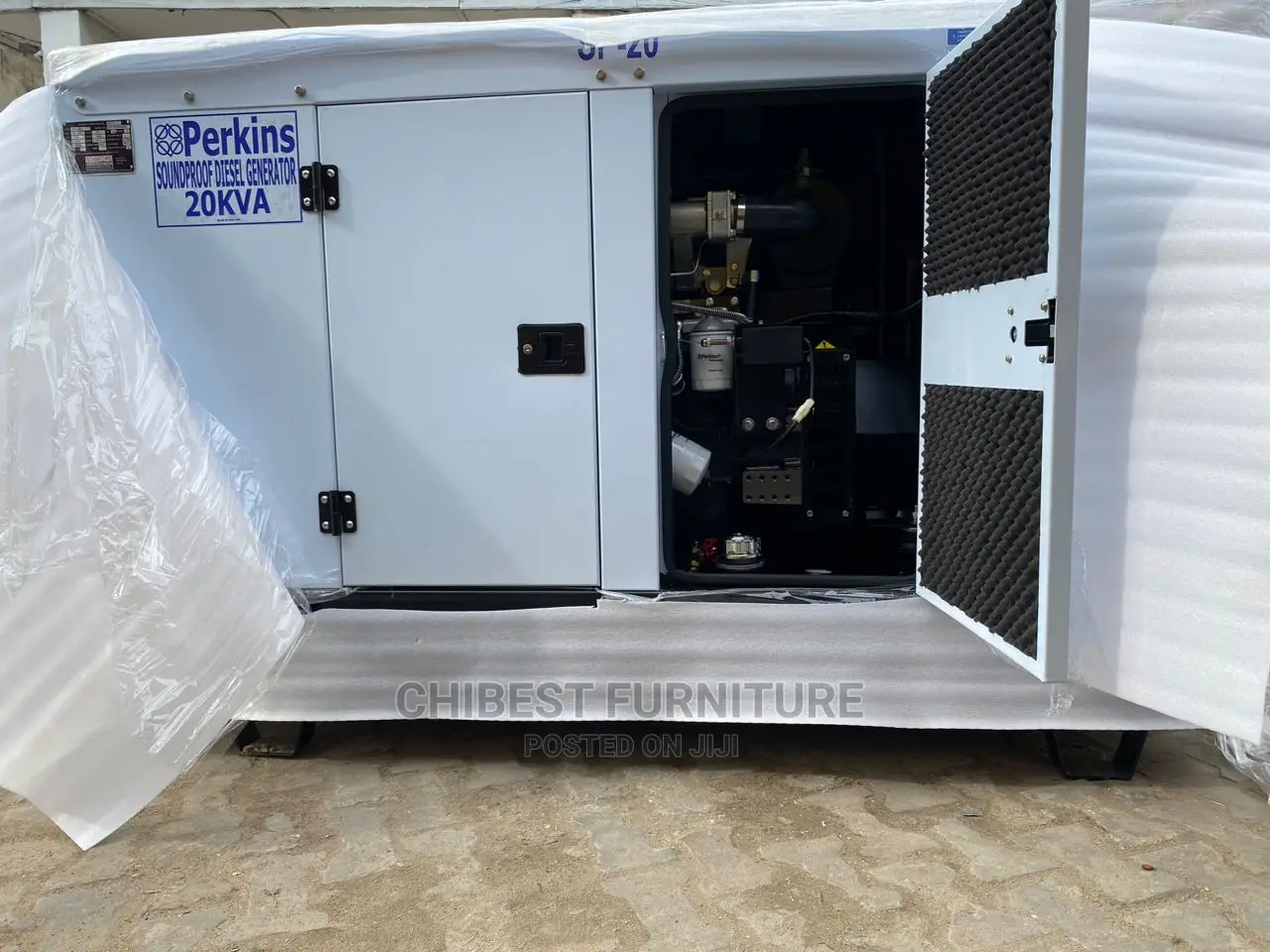 20kva Perkins Soundproof Diesel Generator, 100% Copper Coil.