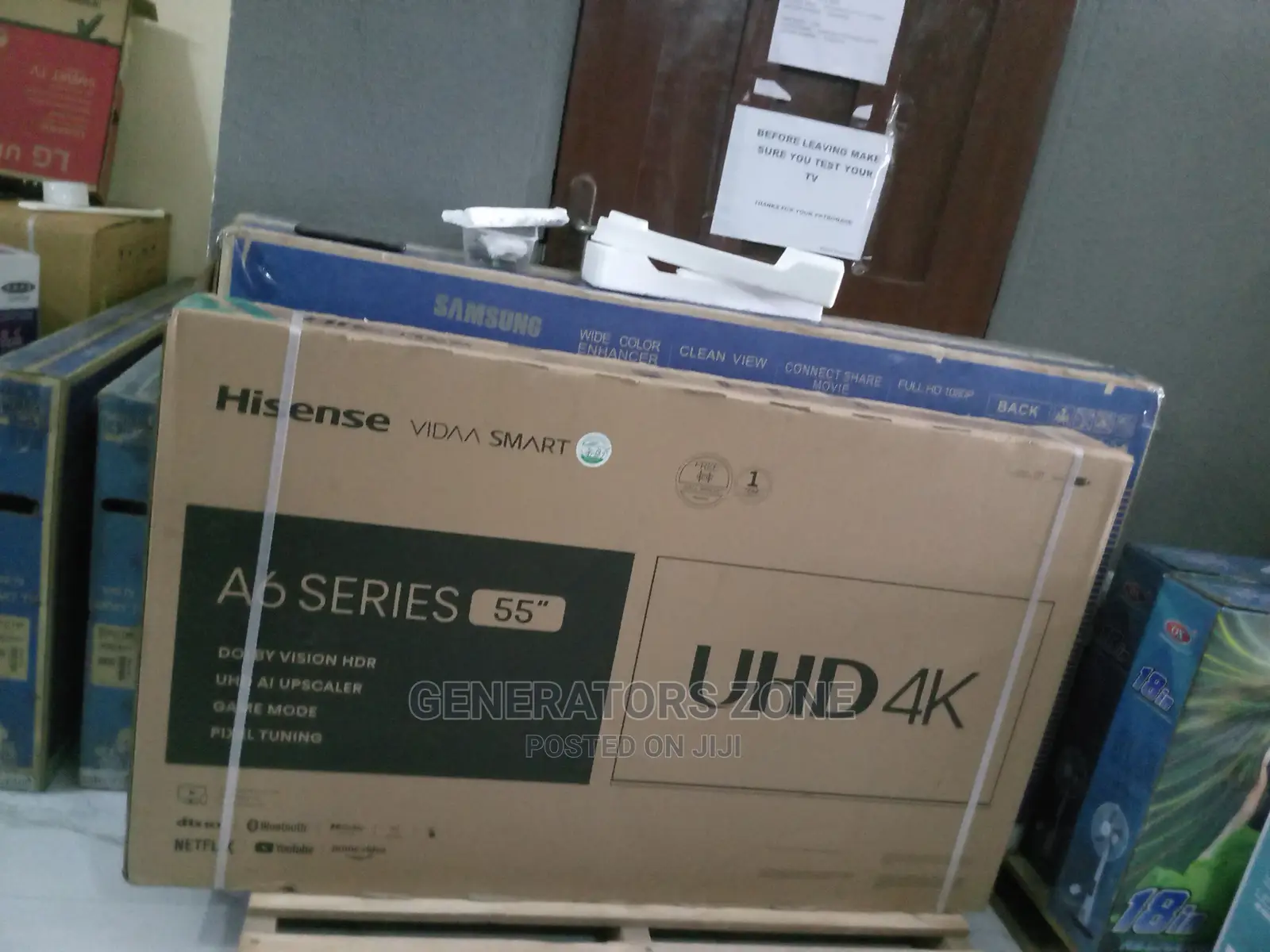 55-Inch Hisense Uhd -Smart TV + Browser With Facebook