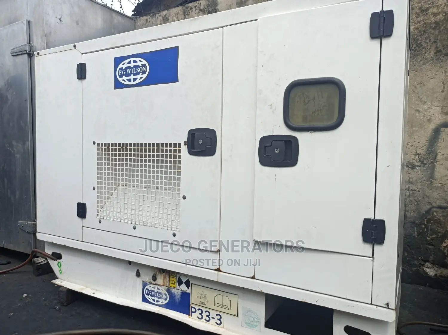 FG Wilson 30kva Soundproof Diesel Generator for Sale.