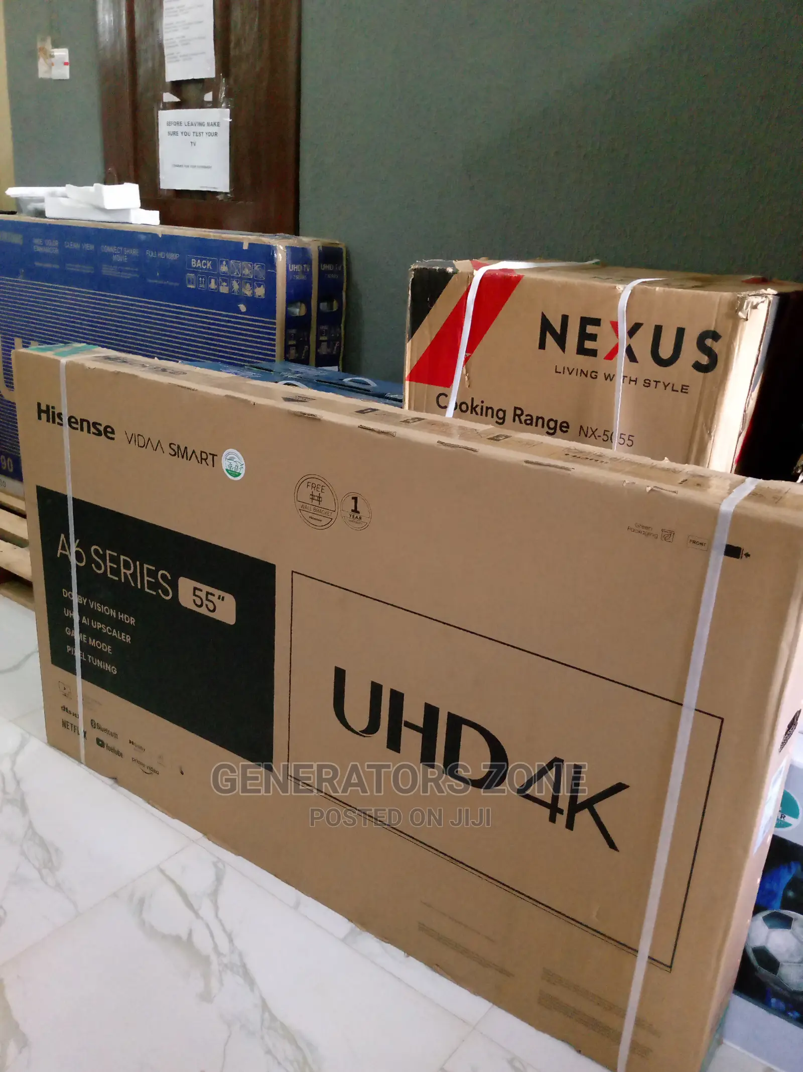 Brand-New 55'' Smart Tv-Hisense Uhd Feature Youtube, USB