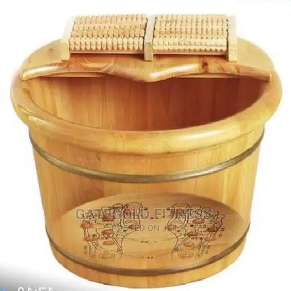 Wooden Foot Massage Bucket