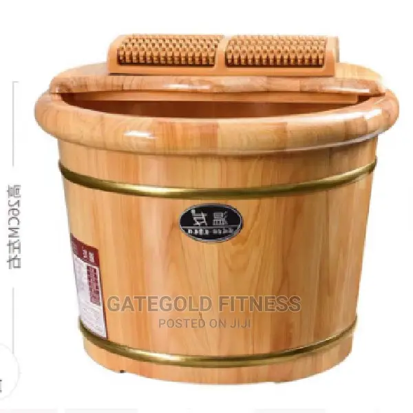 Wooden Foot Massage Bucket