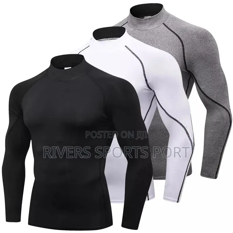 Compression Long Sleeve Tight Gym/Running Shirt/Wear for Men