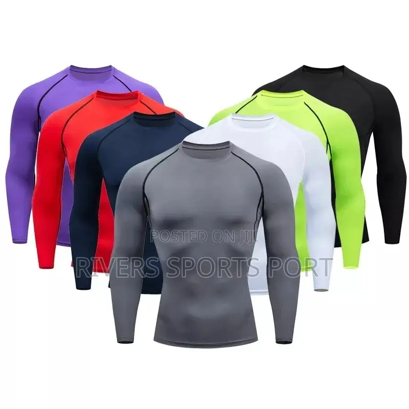 Compression Long Sleeve Tight Gym/Running Shirt/Wear for Men