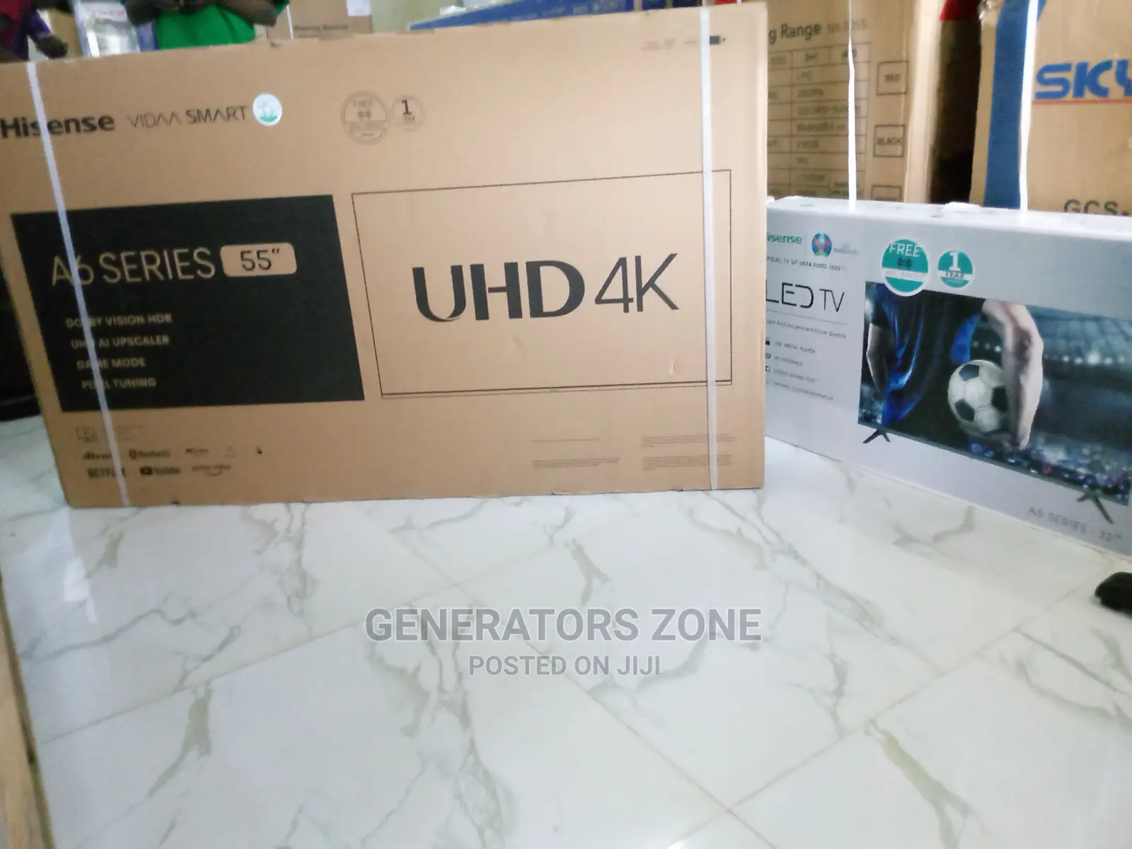 55-Inch-Hisense Smart Tv+ Youtube+Facebook