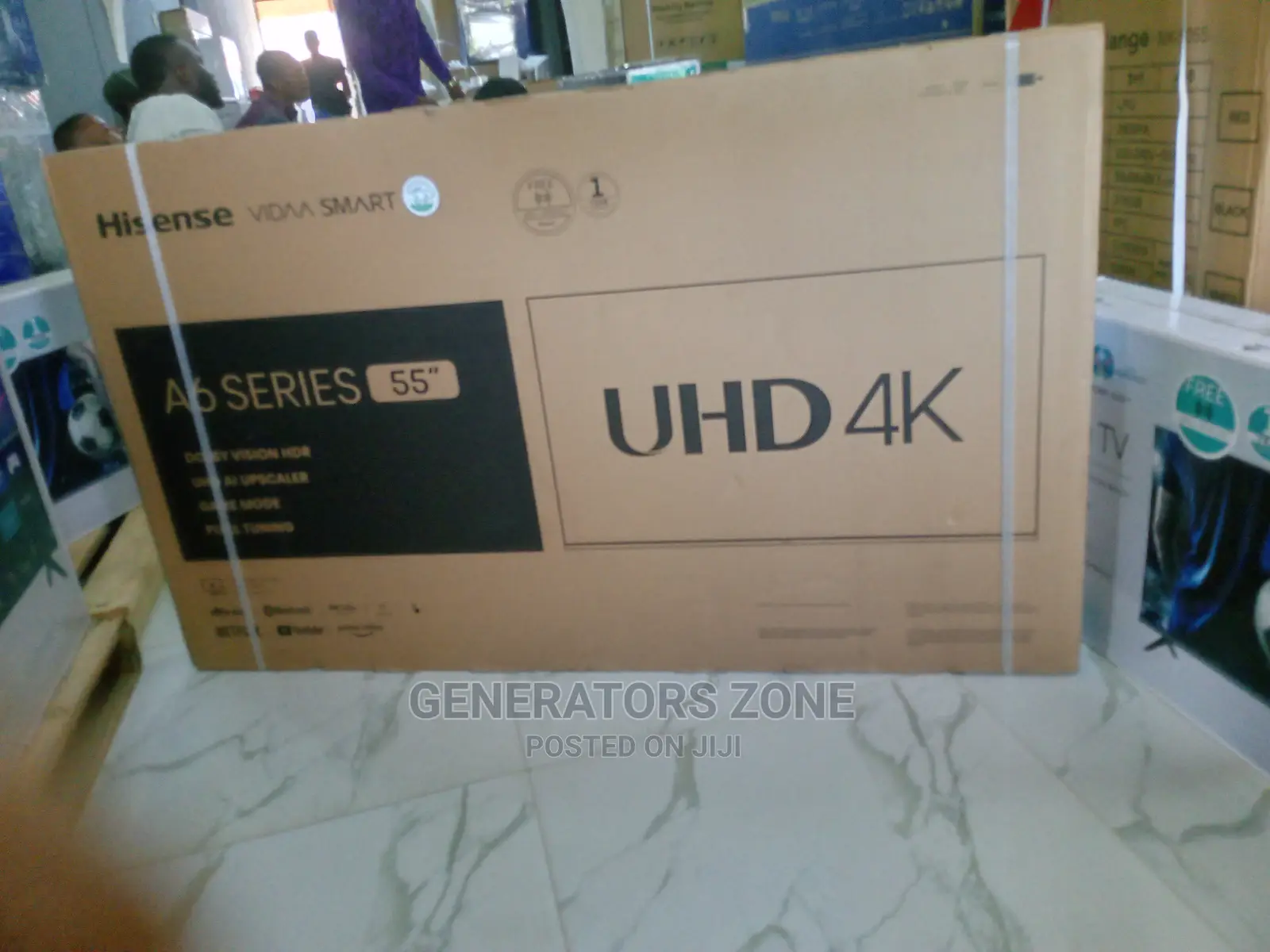 55A6H 55-Inch-Hisense Uhd Smart Feature Netflix TV