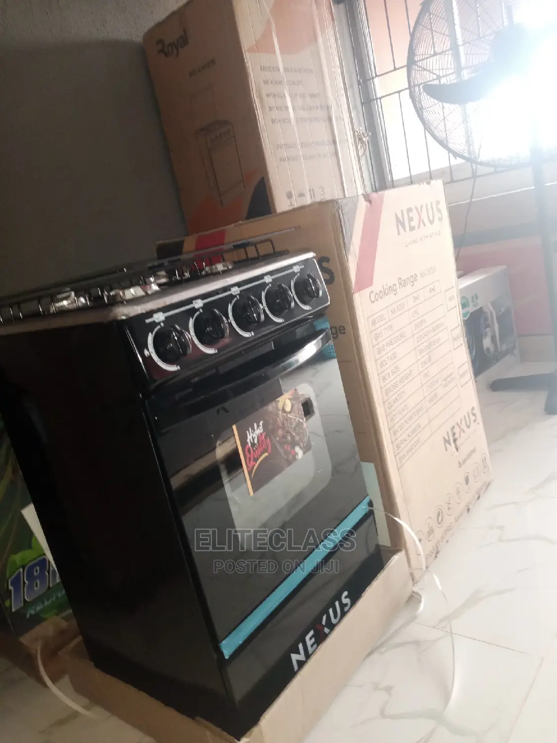 Nexus 4 Gas Cooker With One Year Warranty