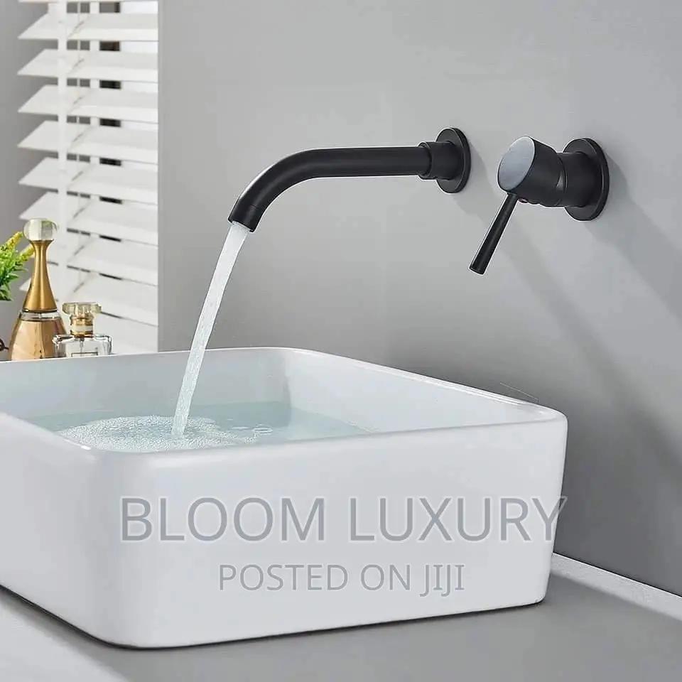 Black Conduit Faucet