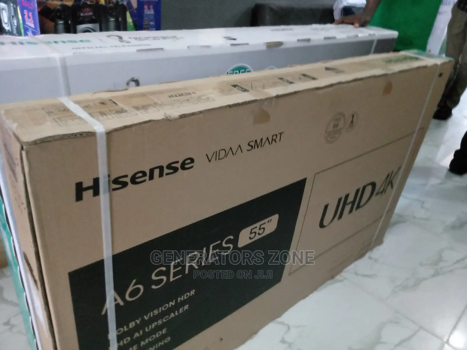 Hisense 55'' Tv- Hisense Uhd LED Smart TV +Remote Control