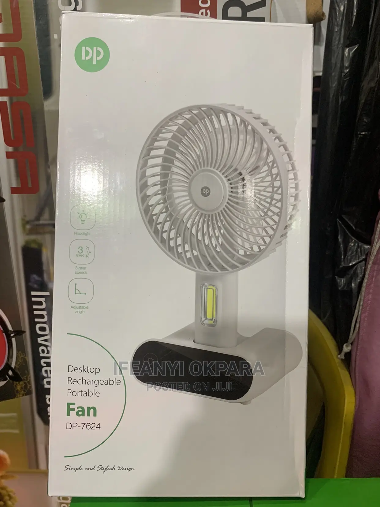 Desktop Rechargeable Portable Fan