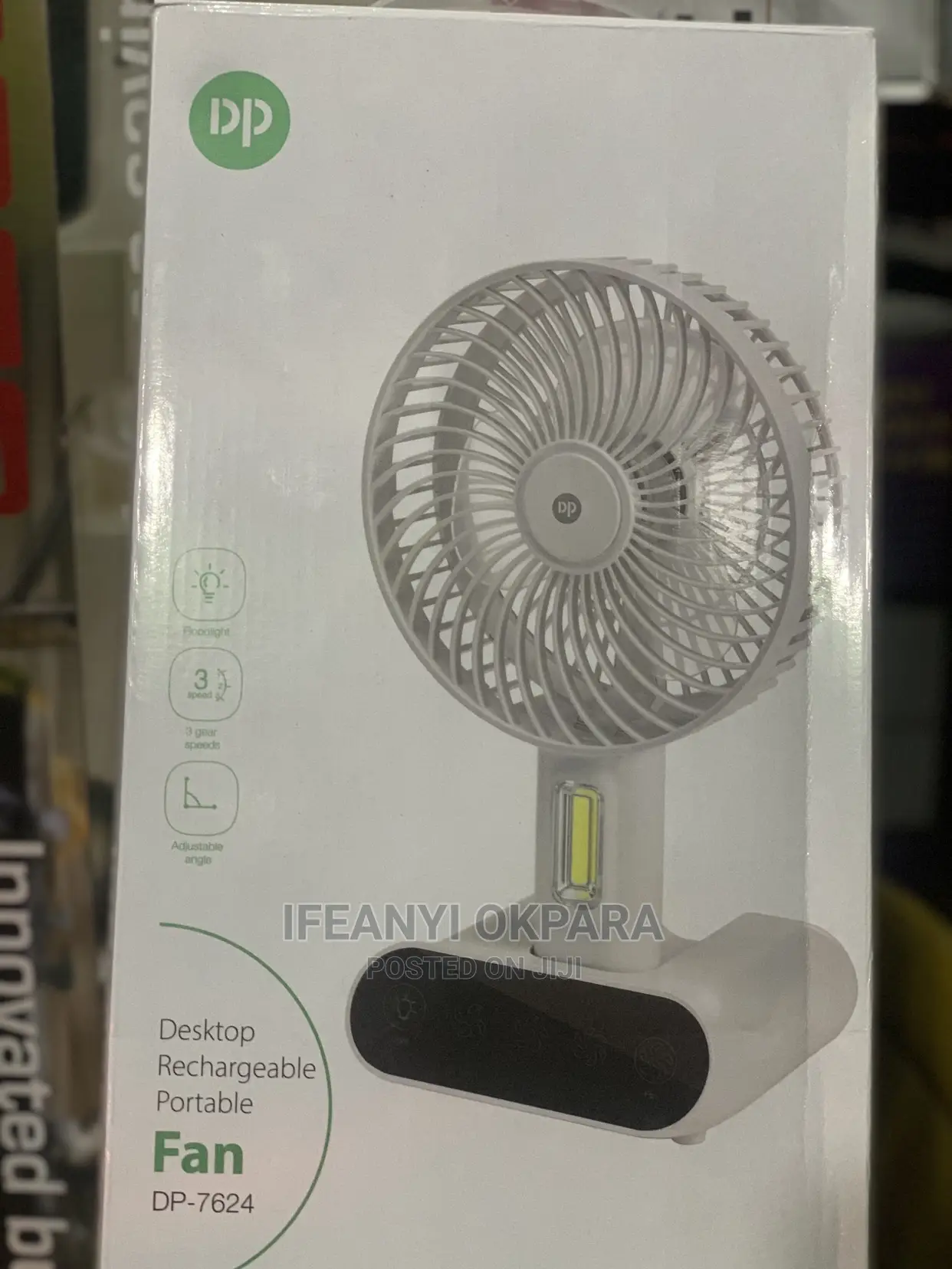 Desktop Rechargeable Portable Fan