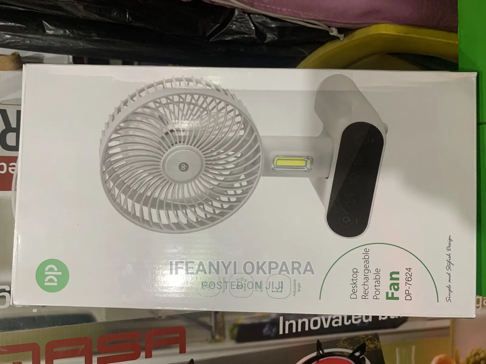 Desktop Rechargeable Portable Fan