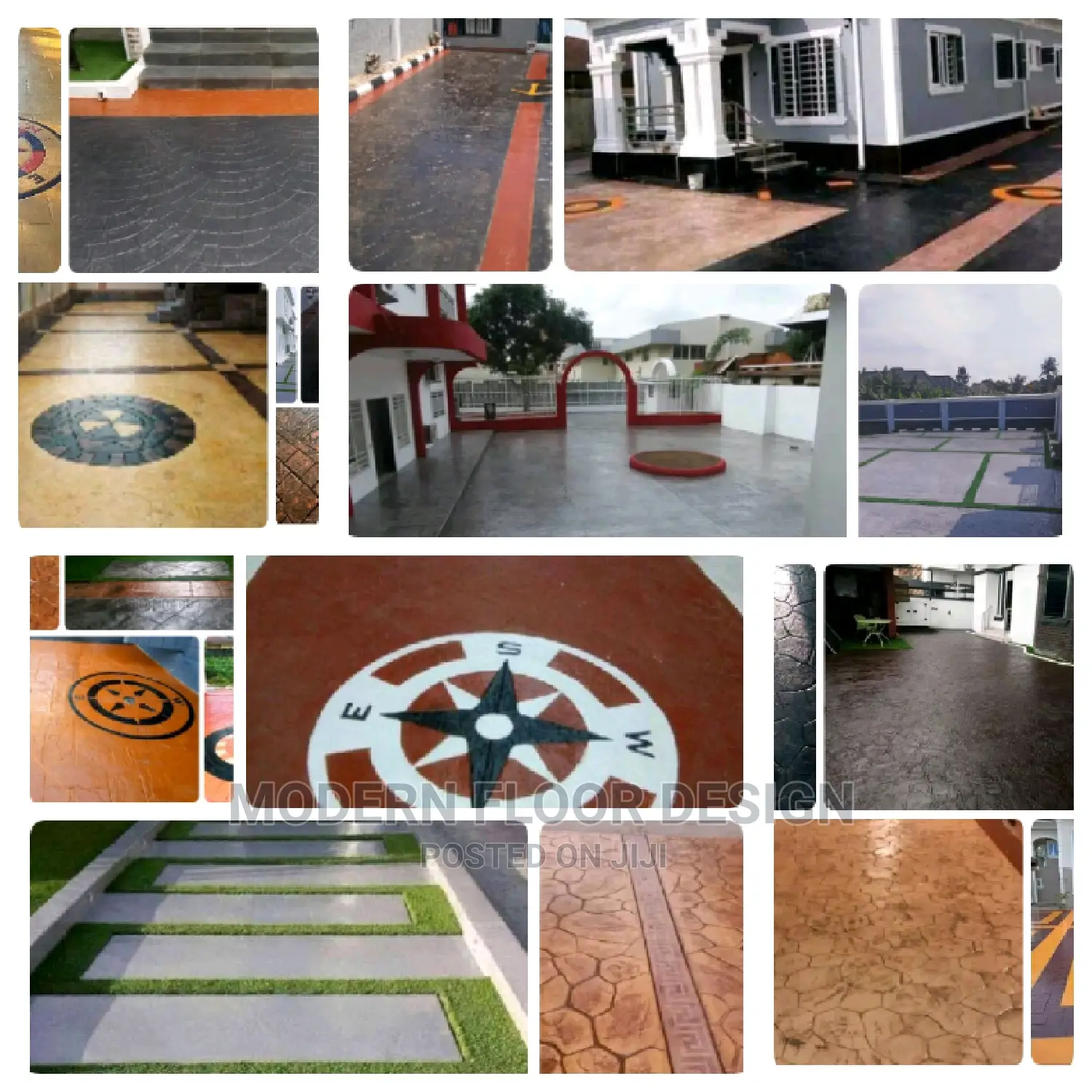 Heavies Concrete Stamps Floor