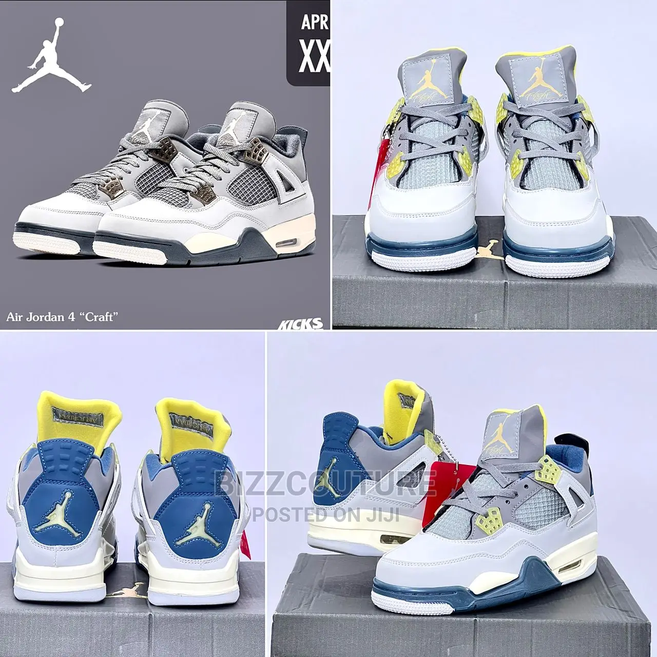 Original Nike Air Jordan 4 Retro Craft Available in Store