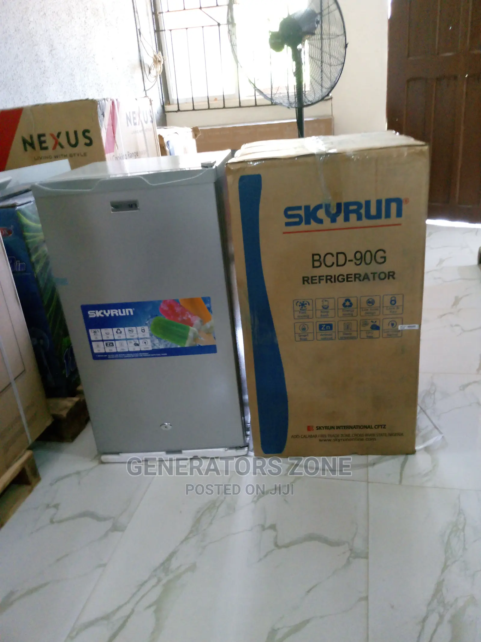 Top Freezer (Bcd-90g) Skyrun 90L Refrigrator-Silver