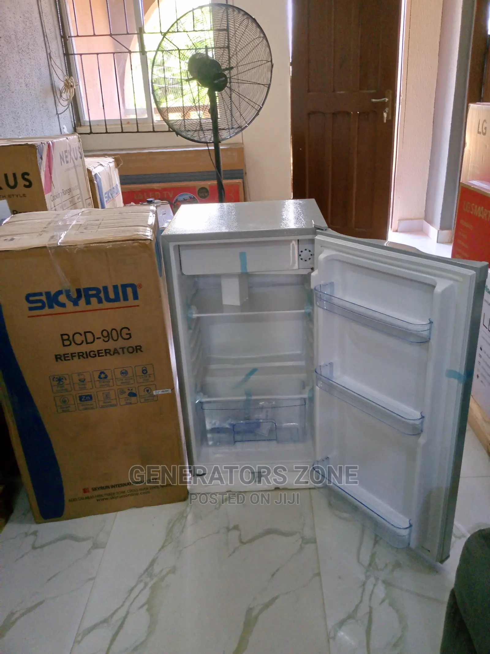 Skyrun Refrigerator 90L;ONE Door Low Noise;Fast COOLING