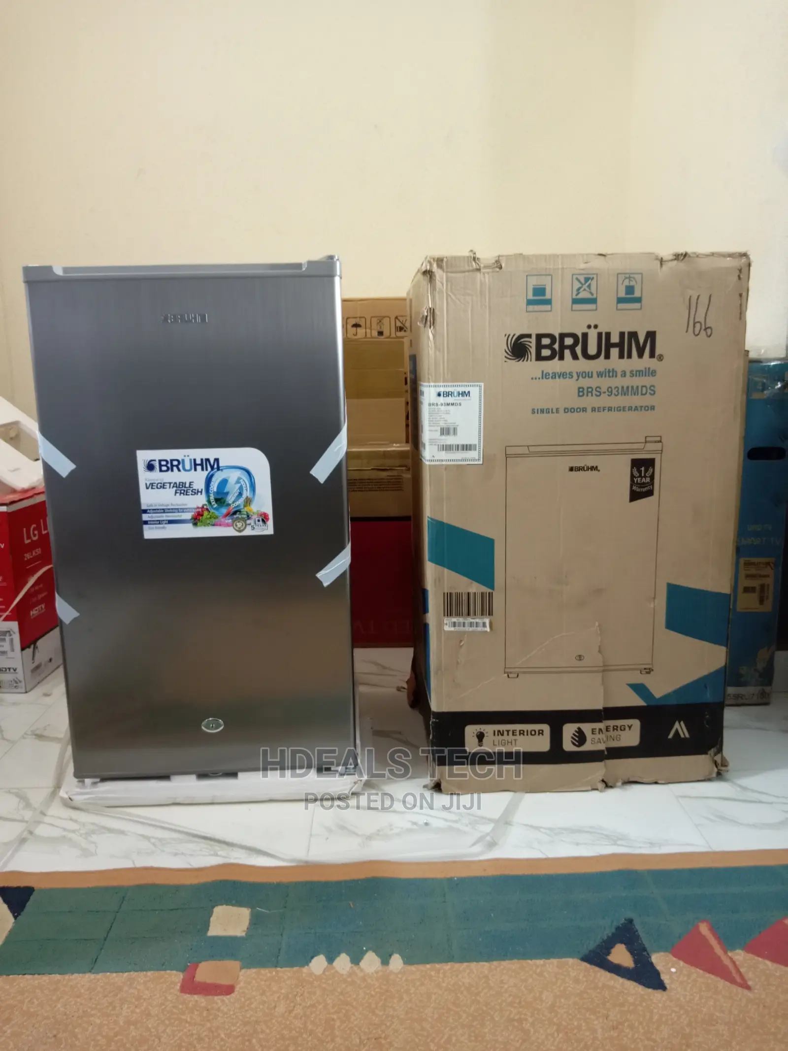 Brand New BRUHM Portable Refrigerator [BRS-93MMDS].
