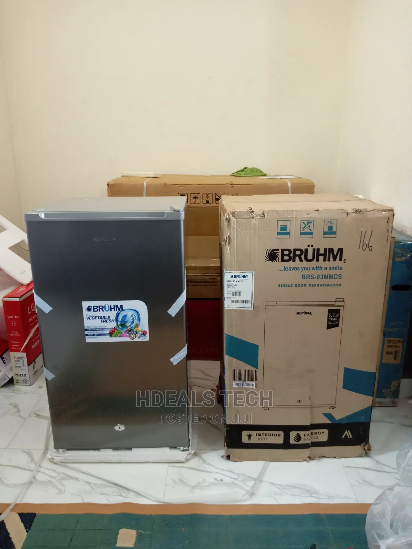 Original BRUHM Portable Refrigerator [BRS-93MMDS].