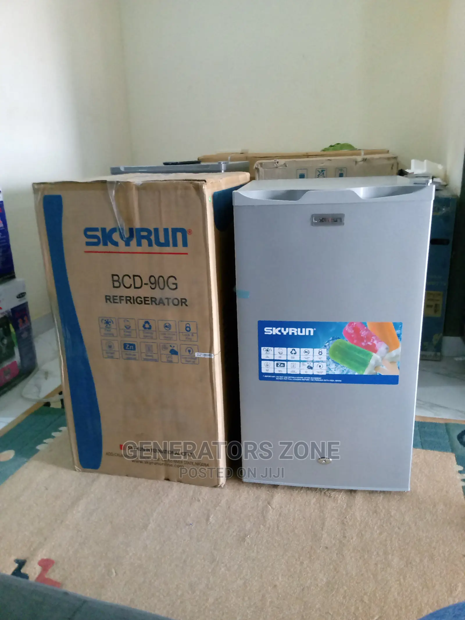 FAST COOLING Skyrun Single Door Fridge - 90L - BCD-90g