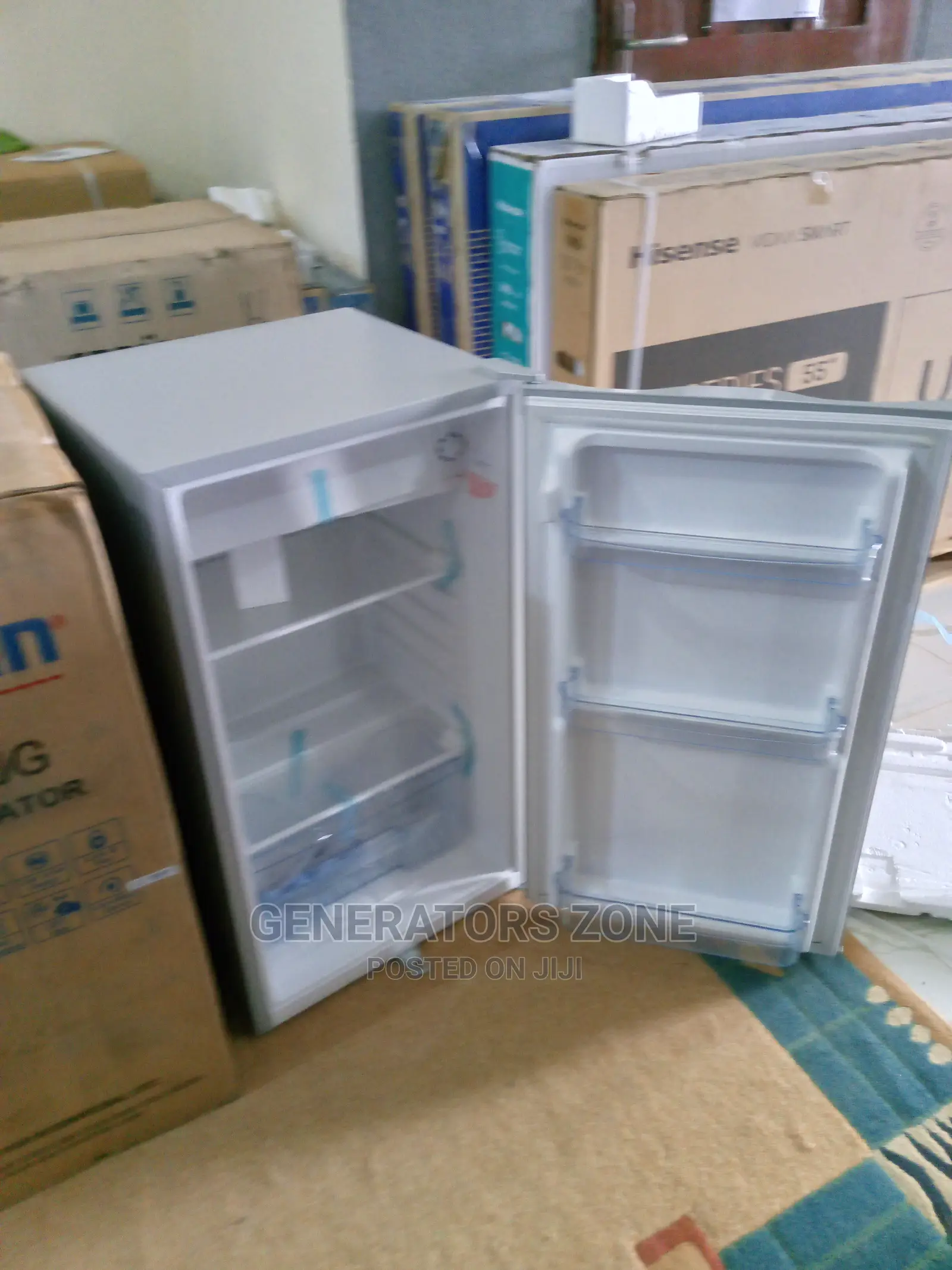 Original Skyrun Top Freezer Fridge With Key ( Low Noise)90L