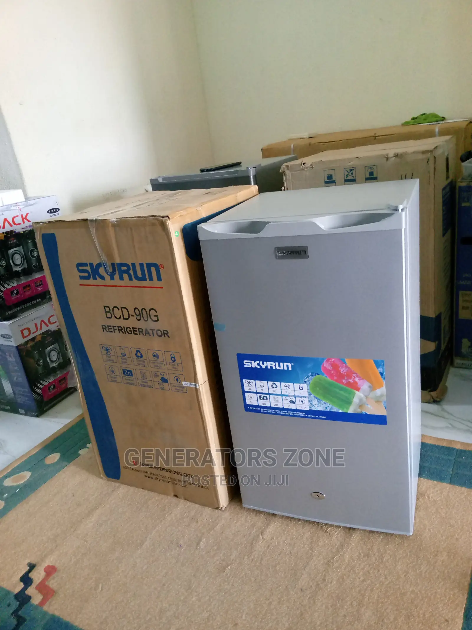 Skyrun Refrigerator| Skyrun 90l Top Freezer Fridge-BCD-90g