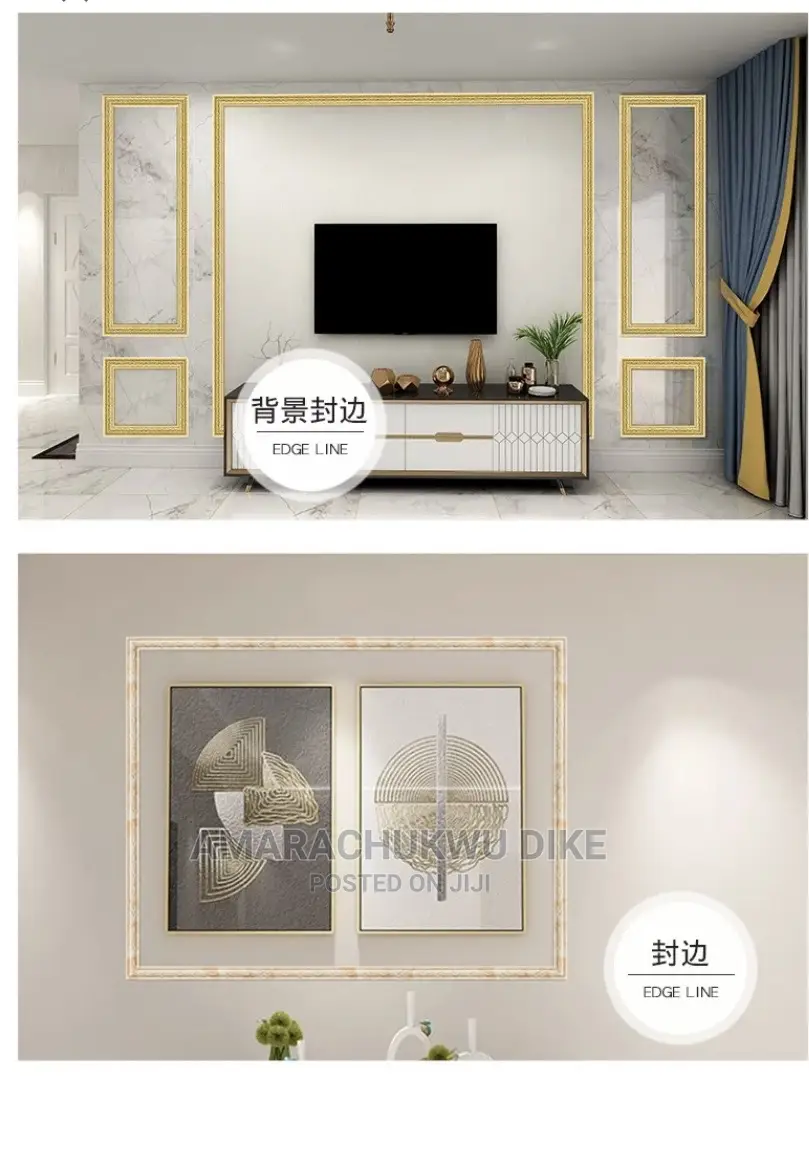 Quality Self Adhesive Foam Wallpaper Belt Skirting Sticker