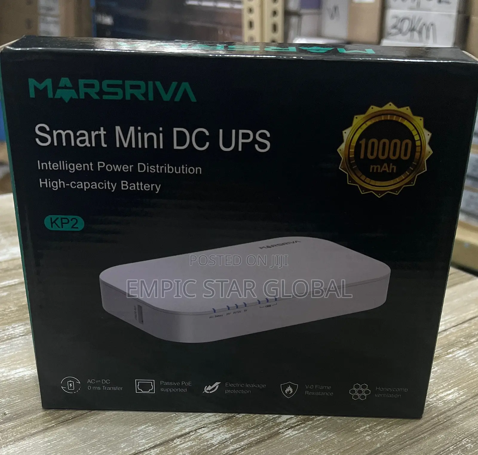Marsriva Mini UPS Battery 10,000mah,18watts for Router