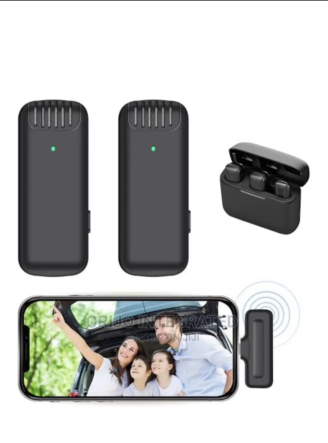 Mini Dual Wireless Phone Recording Microphone for iPhone