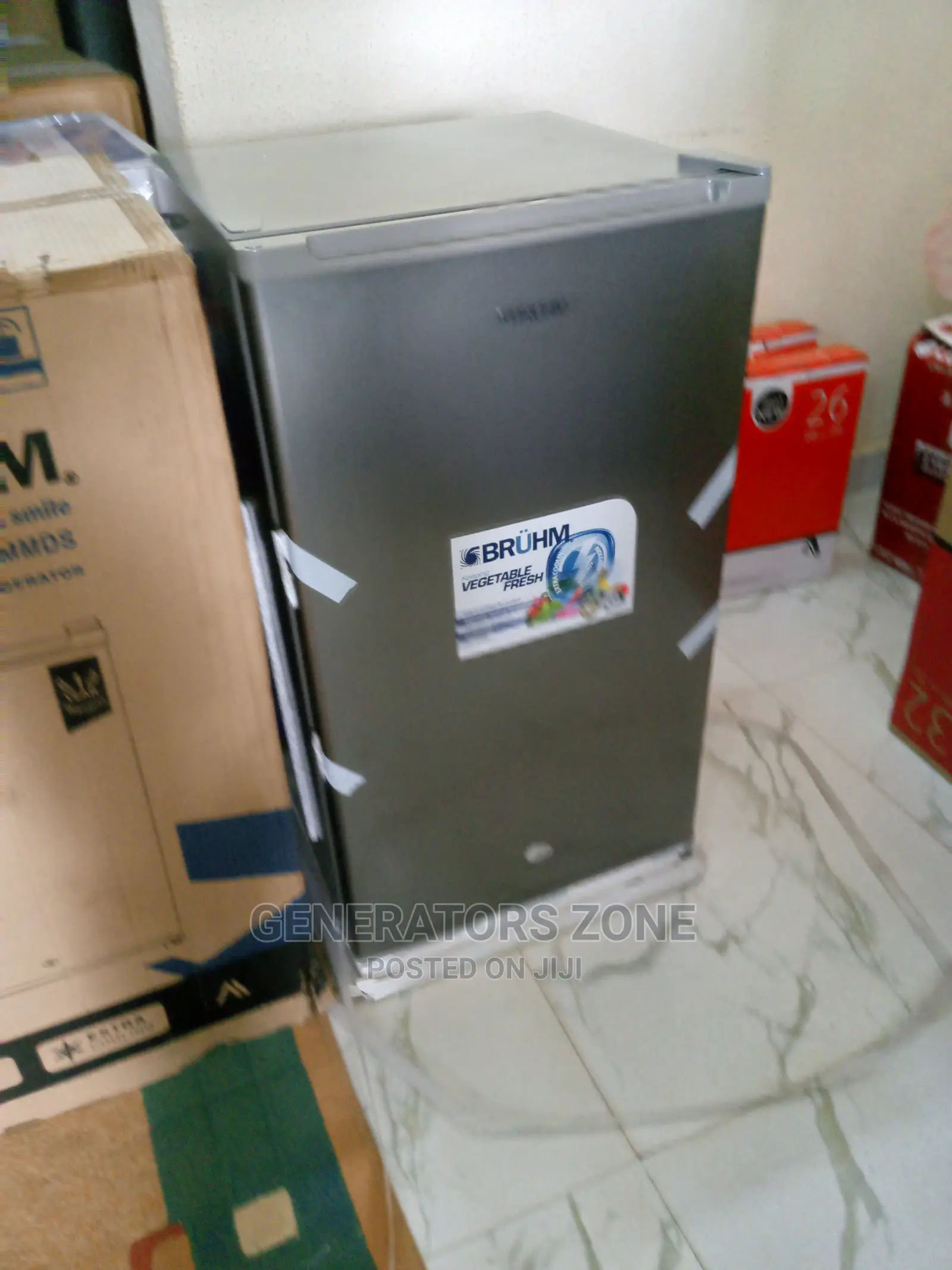 Bruhm Single Door Refrigerator - BRS-93mmds With Key Lock