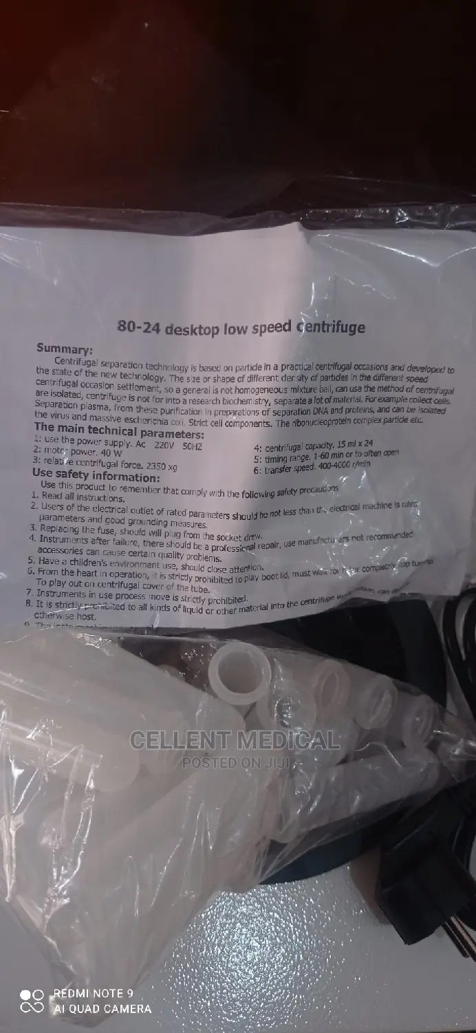 Centrifuge 24 Holes/ Bucket
