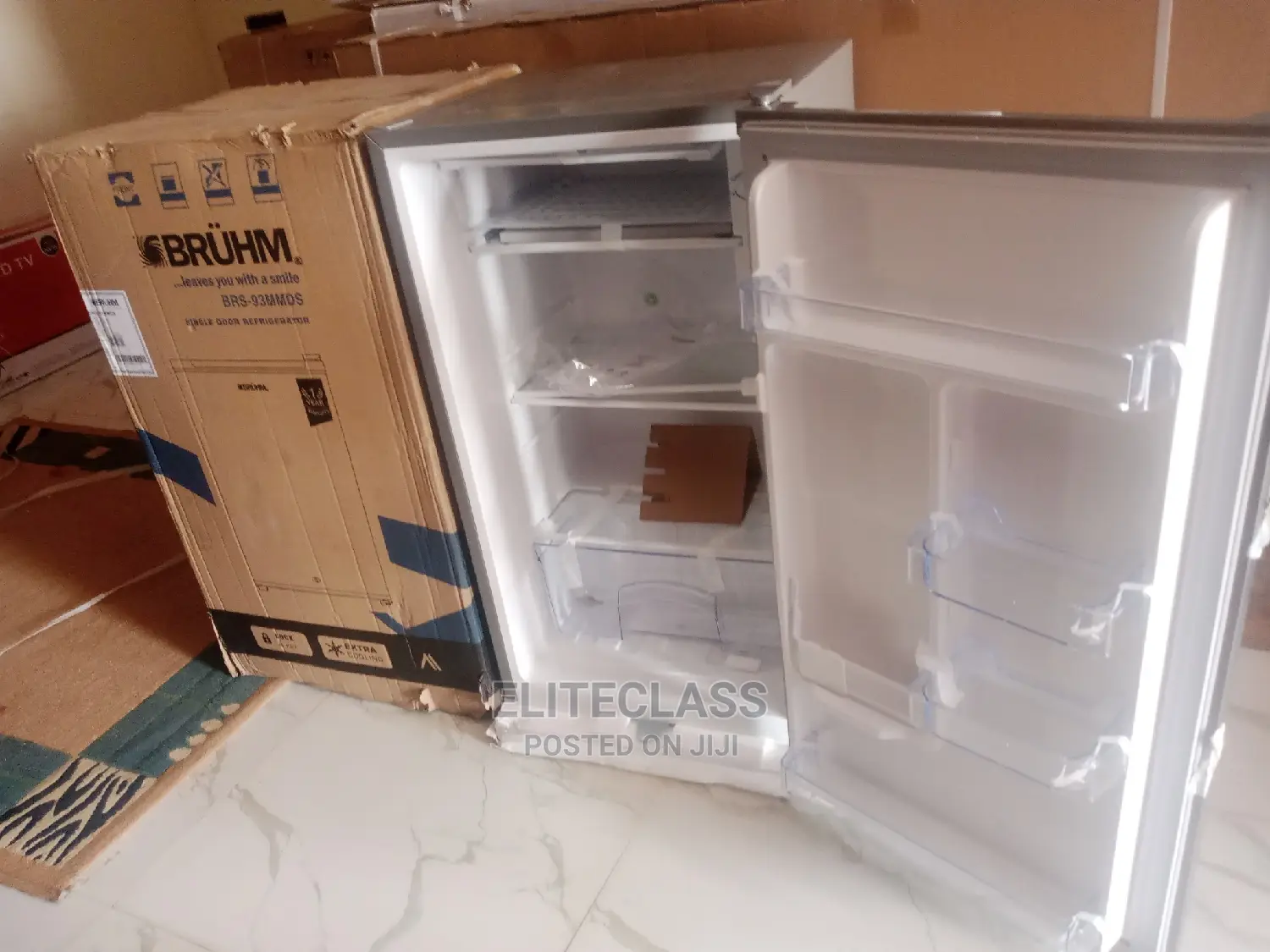 Portable Bruhm 93ltrs Refrigerator BRS-93MMDS/Brand New