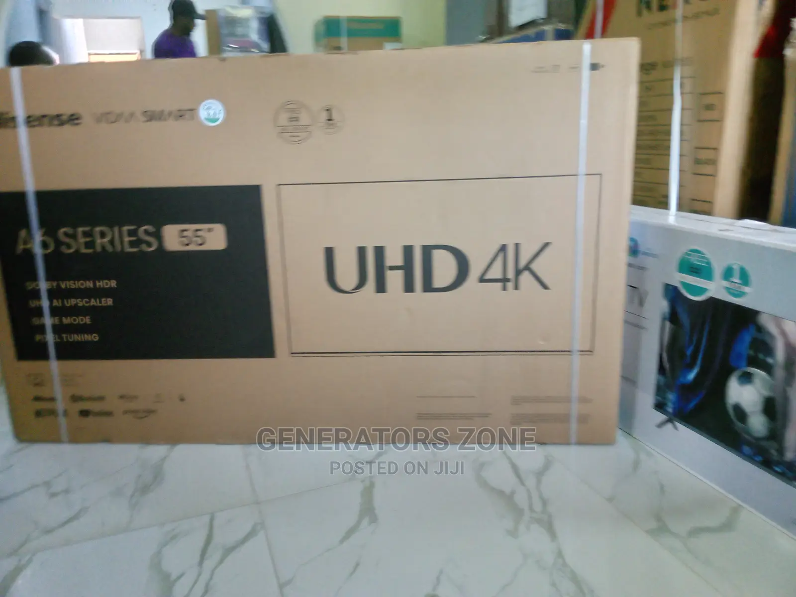 55'' Hisense Vidaa U Brand New Television- Uhd Smart(Av)