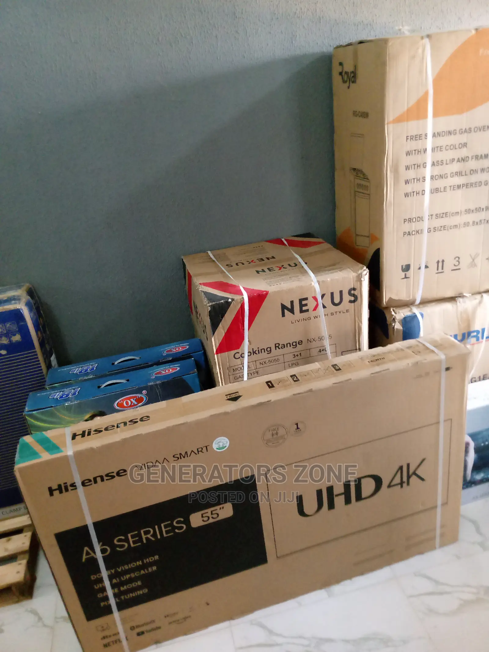 55'' Hisense Vidaa U Brand New Television- Uhd Smart(Av)