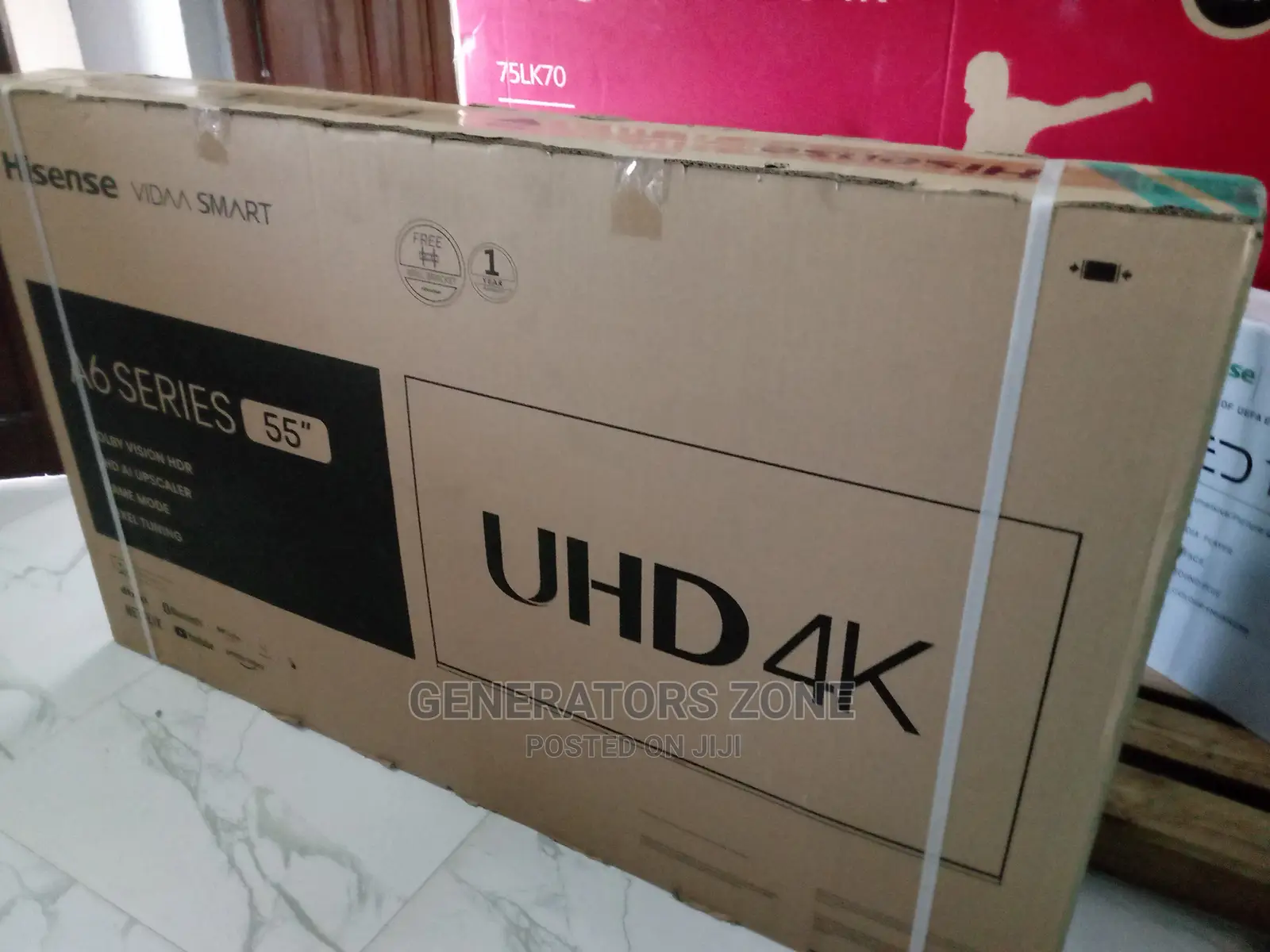Hisense 55" Class 55a6h Series Led Uhd Smart Google Tv