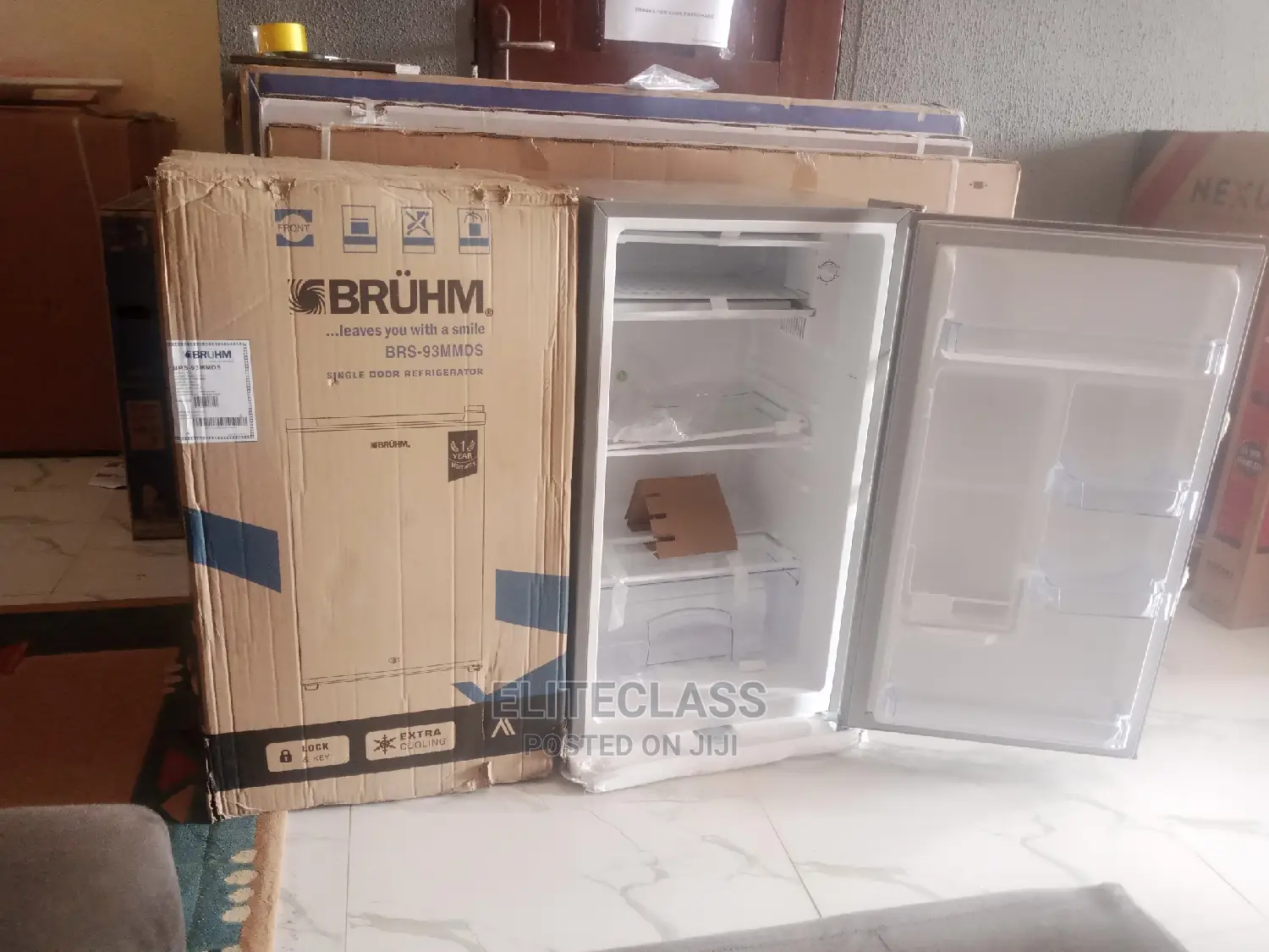 Bruhm 93ltrs Refrigerator WITH TEMPERATURE CONTROL