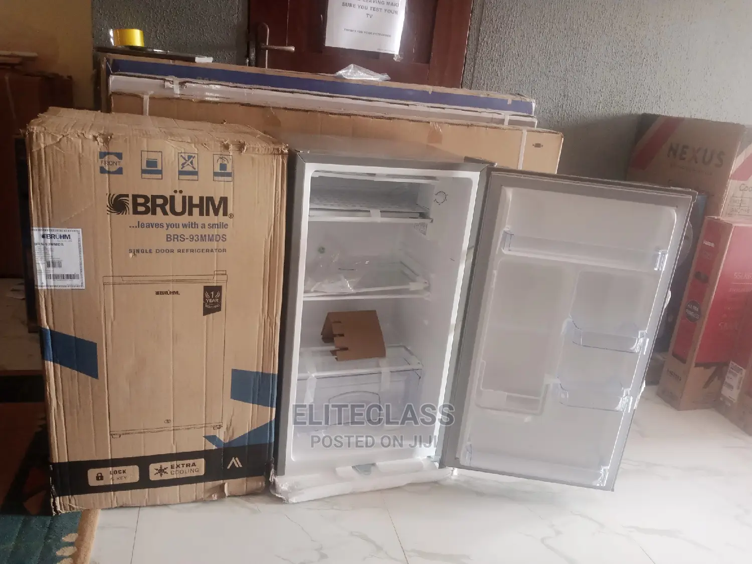 Bruhm BRS-93mmds Table Top Refrigerator 93L