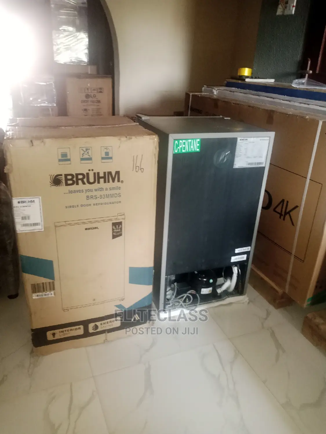 Bruhm 93ltrs Refrigerator With Integrated Door BRS-93MMDS