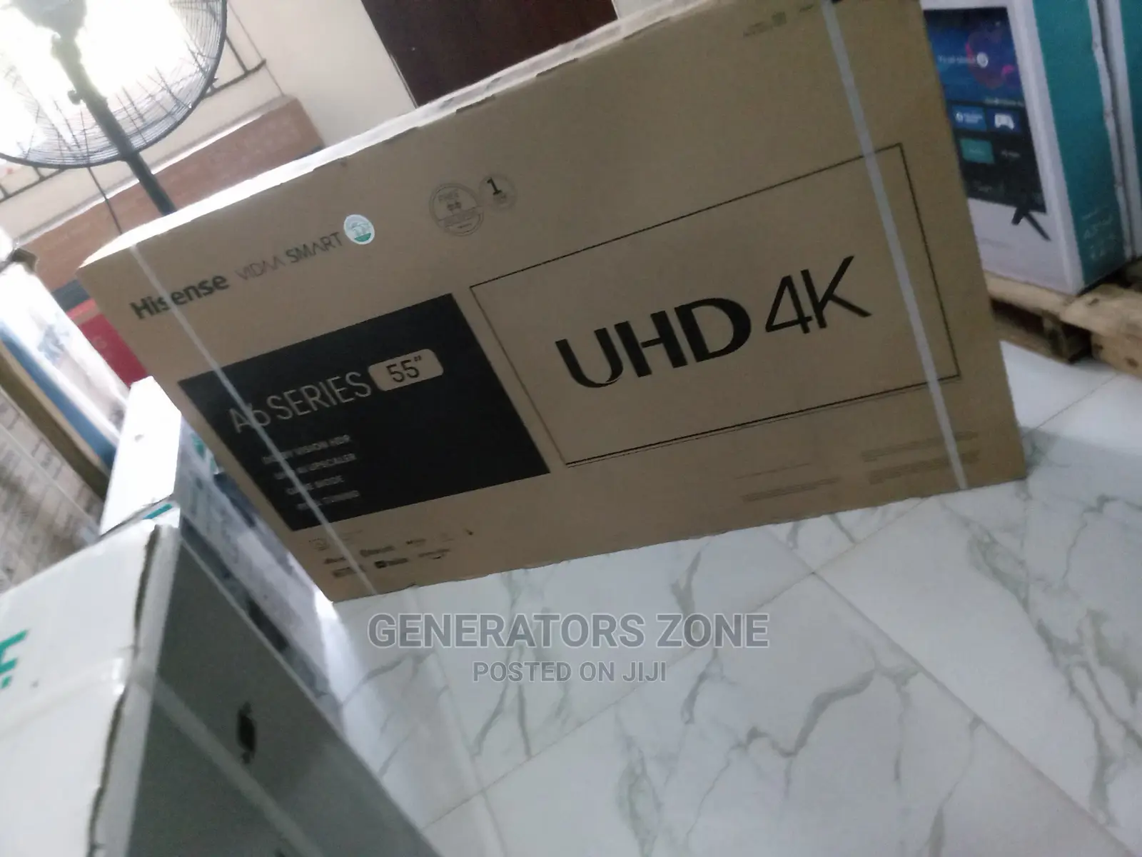 Hisense Uhd Smart 55in TV With Remote,Dolby Vision Hdr
