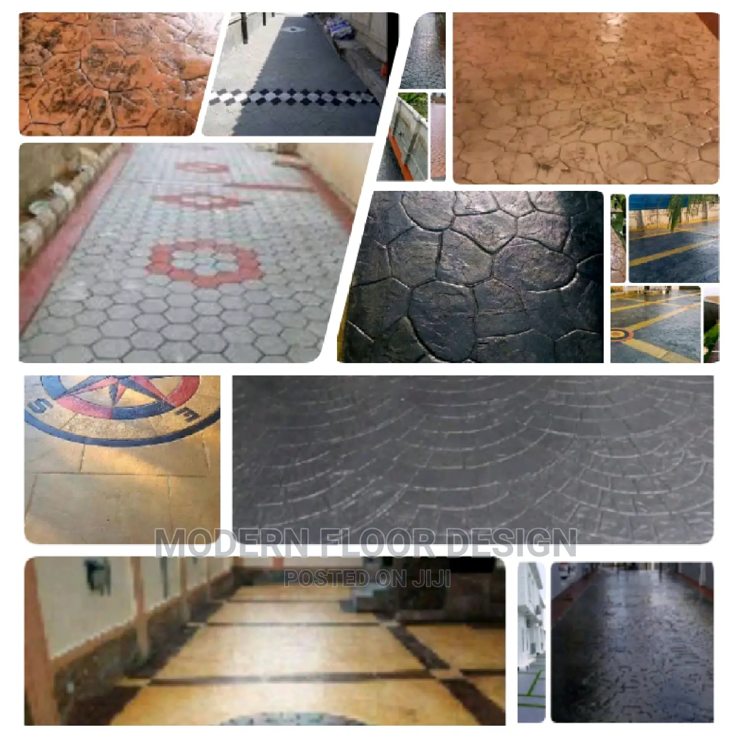 Key Stone Modern Stamps Floor