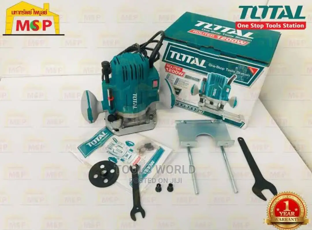 TOTAL Electric Plunge Router 1200w TR110816