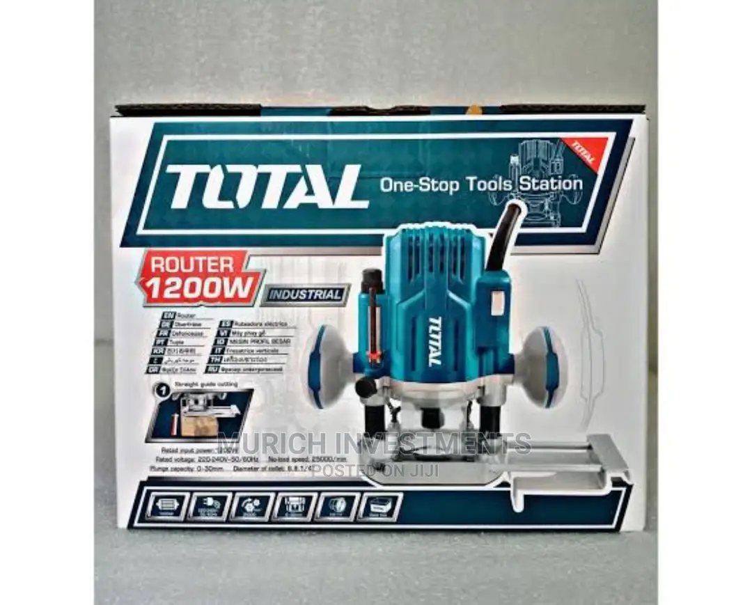 TOTAL Electric Plunge Router 1200w TR110816