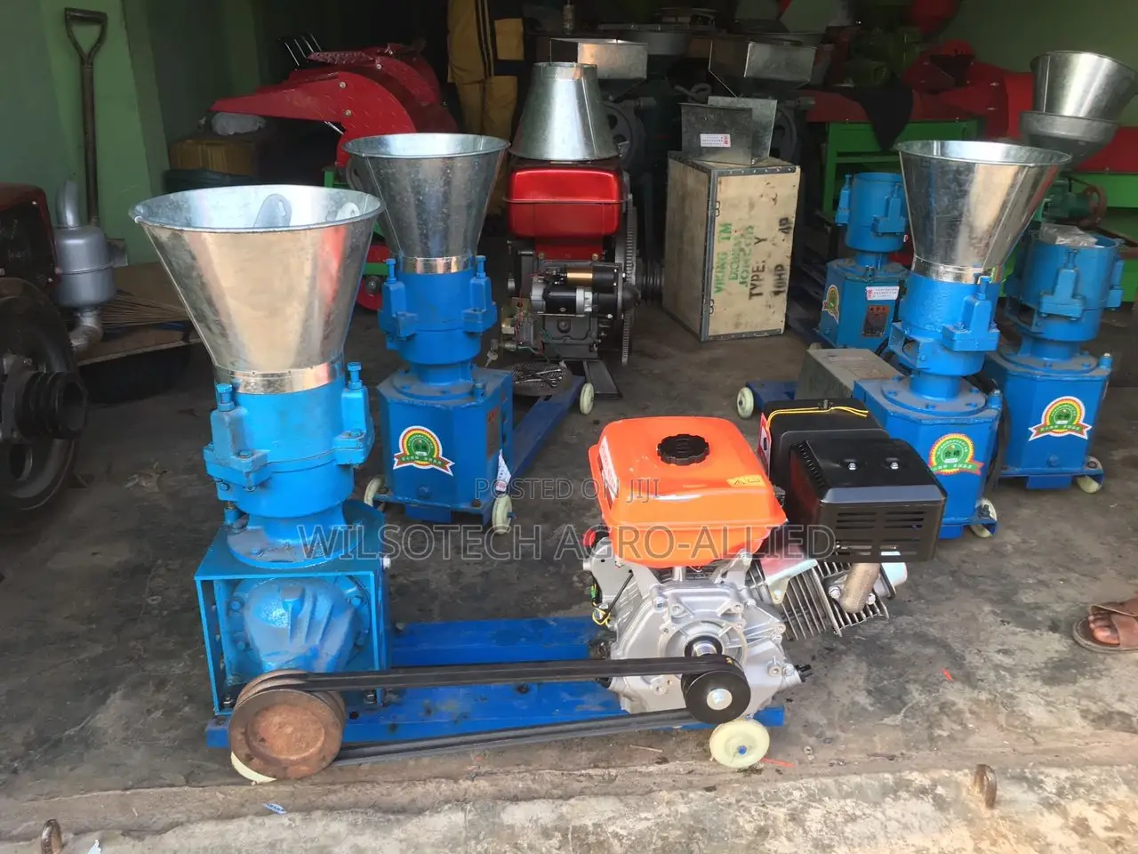 200kg/Hr Gasoline Engine Powered Pelletizer (New Stock)