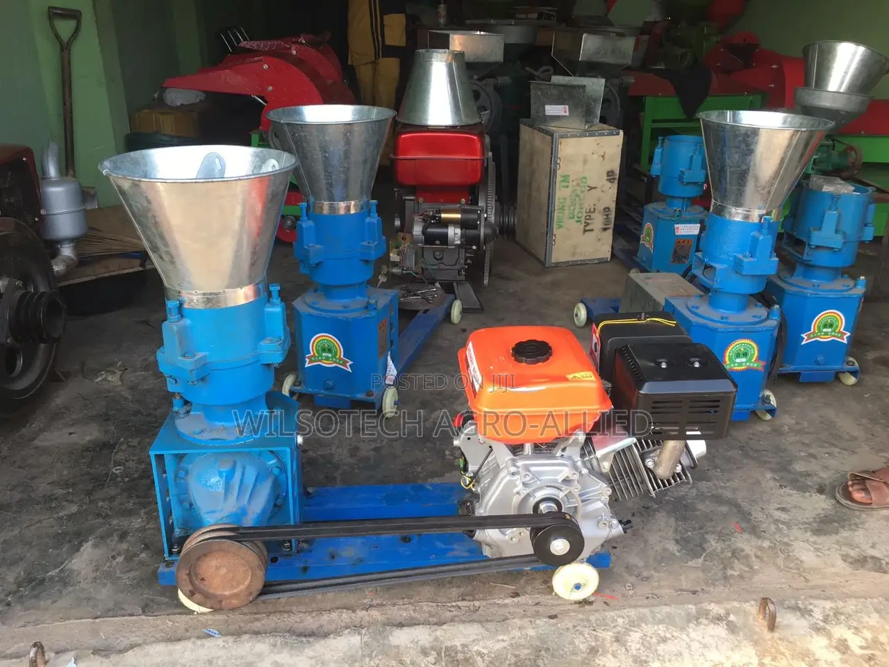 200kg/Hr Gasoline Engine Powered Pelletizer (New Stock)