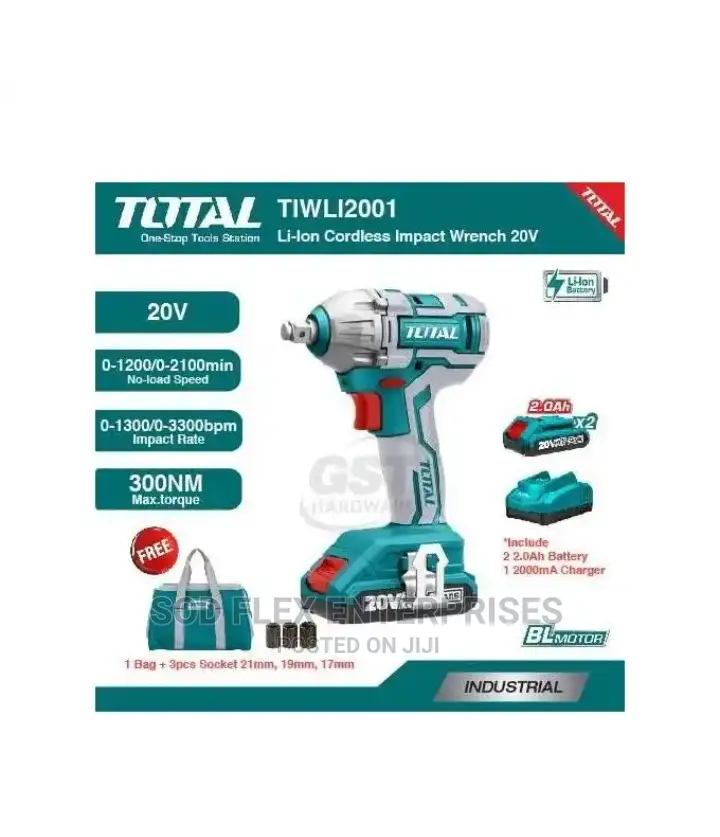 20 Volt Total Industrial Impact Wrench