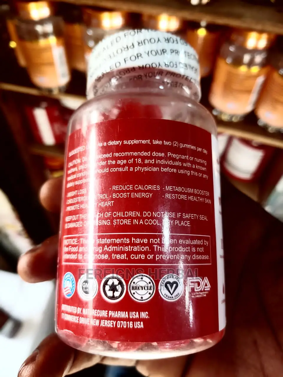Original Natures Cure World's First Apple Cider Vinegar