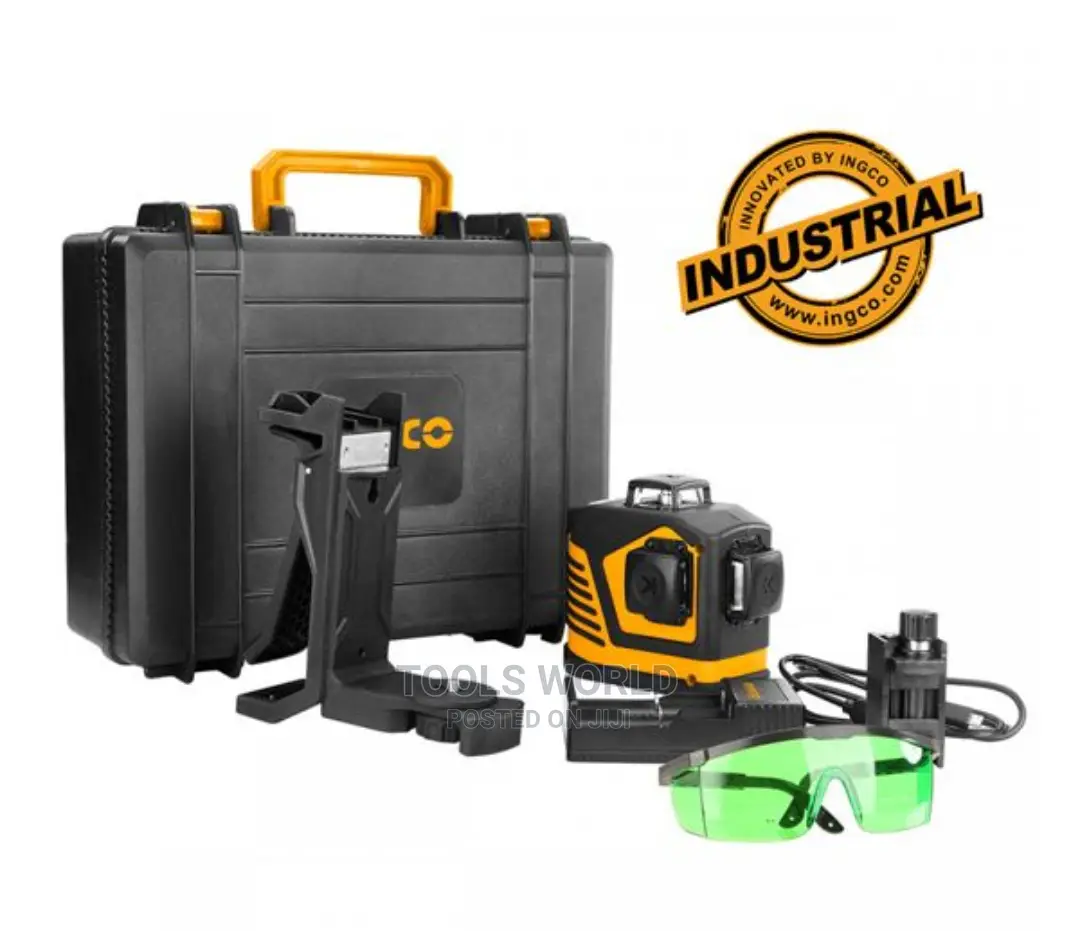 Ingco HLL255245 3D X 360° 12 Line Laser Level Green 4000 Mah