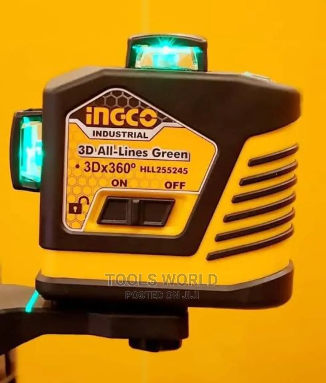 Ingco HLL255245 3D X 360° 12 Line Laser Level Green 4000 Mah